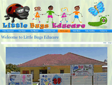 Tablet Screenshot of littlebugs.co.za